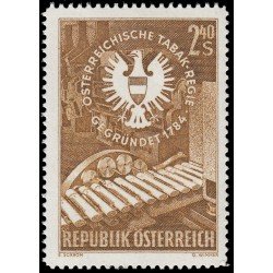 Österreich Austria 902 1959 175 aniv. de la industria del tabaco en Austria MNH Österreich Austria 902 1959 175 aniv. de la industria del tabaco en Austria MNH