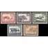 Österreich Austria 648/52 1946 Gran premio hípico  de Austria en Viena MNH
