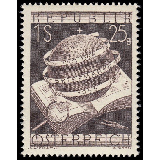 Österreich Austria 828 1953 Día del sello MNH Österreich Austria 828 1953 Día del sello MNH