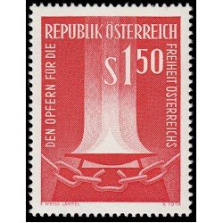 Österreich Austria 925 1961 Recuerdo a los heroes por la libertad MNH Österreich Austria 925 1961 Recuerdo a los heroes por la libertad MNH