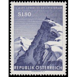 Österreich Austria 931 1961 75 aniv. del obsevatorio del monte Sonnblick MNH Österreich Austria 931 1961 75 aniv. del obsevatorio del monte Sonnblick MNH