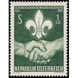 Österreich Austria 960 1962 50 aniv. de la exploración nacional MNH Österreich Austria 960 1962 50 aniv. de la exploración nacional MNH