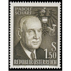 Österreich Austria 916 1960 70 aniv. del presidente Adolf Scharf MNH Österreich Austria 916 1960 70 aniv. del presidente Adolf Scharf MNH