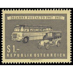 Österreich Austria 867 1957 50 aniv. de los autobuses postales MNH Österreich Austria 867 1957 50 aniv. de los autobuses postales MNH
