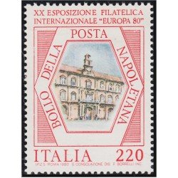 Italia Italy 1417 1980 Europa 20ª Exposición filatélica internacional Nápoles MNH Italia Italy 1417 1980 Europa 20ª Exposición filatélica internacional Nápoles MNH