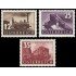 Österreich Austria 503/05 1937 Centenario del ferrocarril en Austria Locomotoras diversas MNH