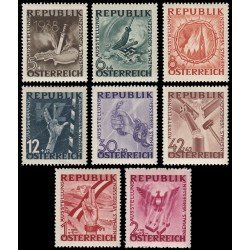 Österreich Austria 638/45 1946 Exposición antifascista Österreich Austria 638/45 1946 Exposición antifascista