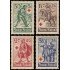 Finlandia Finland 214/17 1940 En beneficio de la Cruz Roja Soldados finlandeses a través del tiempo MNH