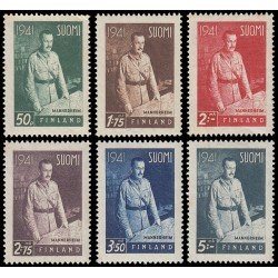 Finlandia Finland 234/39 1941 En honor de Carl Gustaf Emil Mannerheim como mariscal de campo MNH Finlandia Finland 234/39 1941 En honor de Carl Gustaf Emil Mannerheim como mariscal de campo MNH