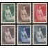 Finlandia Finland 234/39 1941 En honor de Carl Gustaf Emil Mannerheim como mariscal de campo MNH