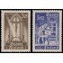 Finlandia Finland 253/54 1942 300 aniv. de la impresión en Estocolmo de la primera Biblia en Finés MNH