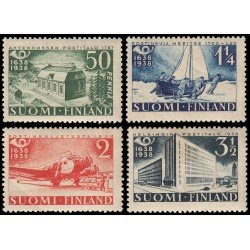 Finlandia Finland 205/08 1938 300 aniv. de Correos MNH-MH Finlandia Finland 205/08 1938 300 aniv. de Correos MNH-MH