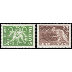 Finlandia Finland 388/89 1952 Juegos Olímpicos de Helsinki MNH Finlandia Finland 388/89 1952 Juegos Olímpicos de Helsinki MNH