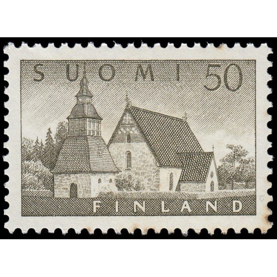 Finlandia Finland 454 1957 Iglesia de Lammi MNH Finlandia Finland 454 1957 Iglesia de Lammi MNH