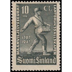 Finlandia Finland 332 1947 150 aniv. de la Organización Agrícola MNH Finlandia Finland 332 1947 150 aniv. de la Organización Agrícola MNH