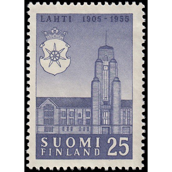 Finlandia Finland 429 1955 50 aniv. de la fundación de la ciudad de Lahti MNH Finlandia Finland 429 1955 50 aniv. de la fundación de la ciudad de Lahti MNH