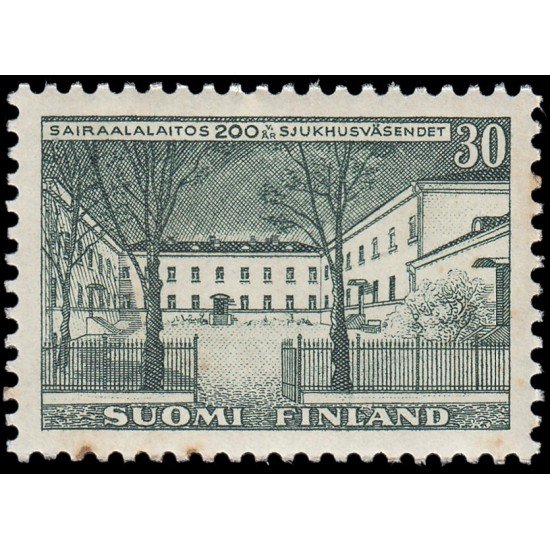 Finlandia Finland 452 1958 Bicentenario de la institución hospitalaria finlandesa, Hospital Universitario MNH Finlandia Finland 452 1958 Bicentenario de la institución hospitalaria finlandesa, Hospital Universitario MNH