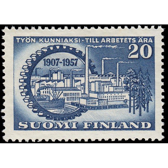 Finlandia Finland 461 1957 50 aniv. de la Federación de Empresarios de Finlandia MNH