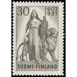 Finlandia Finland 457 1957 50 años del Parlamento MNH Finlandia Finland 457 1957 50 años del Parlamento MNH