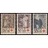 Finlandia Finland 173/75 1933 En beneficio de la Cruz Roja Obispos de Turku MNH