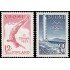 Finlandia Finland 382/83 1951 Sellos de propaganda para los juegos olímpicos de 1952 MNH