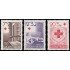 Finlandia Finland 375/77 1951 En beneficio de la Cruz Roja Donación de sangre MNH