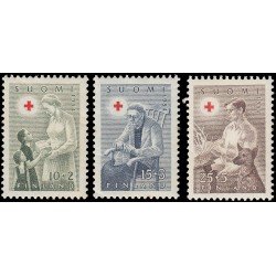 Finlandia Finland 405/07 1954 En beneficio de la Cruz Roja Asistencia social MNH Finlandia Finland 405/07 1954 En beneficio de la Cruz Roja Asistencia social MNH