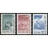 Finlandia Finland 379/81 1951 En bebeficio de obras antituberculosis Aves MNH