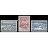 Finlandia Finland 356/58 1949 Tricentenario de la fundación de tres ciudades MNH