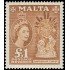 Malta 255 1956 Reina Isabel II Bautismo de Cristo MNH
