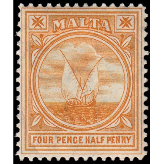 Malta 38 1907-11 Barco de Gozo MNH Malta 38 1907-11 Barco de Gozo MNH