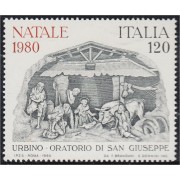 Italia Italy 1470 1980 Navidad oratorio de St. Giuseppe MNH