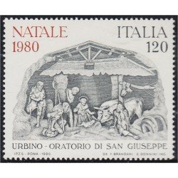 Italia Italy 1470 1980 Navidad oratorio de St. Giuseppe MNH Italia Italy 1470 1980 Navidad oratorio de St. Giuseppe MNH