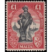 Malta 95 1922 Melita y Britania MNH