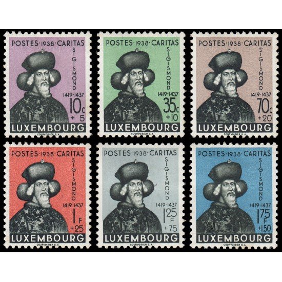 Luxemburgo 306/11 1938 En beneficio de obras sociales Duque Segismundo MH Luxemburgo 306/11 1938 En beneficio de obras sociales Duque Segismundo MH