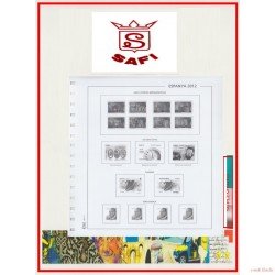 Safi Hojas España 2024 Ilustrado en blanco y negro sin protector Catalán Safi Hojas España 2024 Ilustrado en blanco y negro sin protector Catalán
