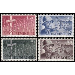 Luxemburgo 398/01 1947 En memoria del General George S. Patton, liberador de Luxemburgo MNH Luxemburgo 398/01 1947 En memoria del General George S. Patton, liberador de Luxemburgo MNH
