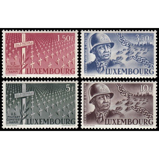 Luxemburgo 398/01 1947 En memoria del General George S. Patton, liberador de Luxemburgo MH Luxemburgo 398/01 1947 En memoria del General George S. Patton, liberador de Luxemburgo MH