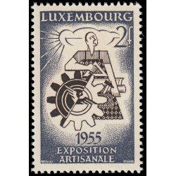 Luxemburgo 494 1955 Exposición de artesanía nacional MNH Luxemburgo 494 1955 Exposición de artesanía nacional MNH