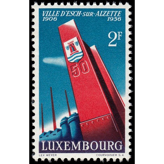 Luxemburgo 510 1956 50 aniv. de la ciudad industrial de Esch-sur-Alzette MNH Luxemburgo 510 1956 50 aniv. de la ciudad industrial de Esch-sur-Alzette MNH