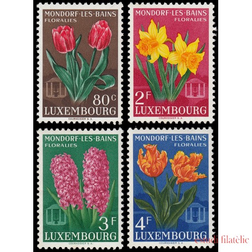 Luxemburgo 490/93 1955 Fiesta de las flores de Mondorf-les-Bains MNH