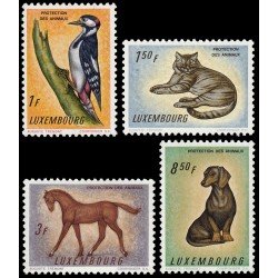Luxemburgo 595/98 1961 Protección de animales MNH Luxemburgo 595/98 1961 Protección de animales MNH