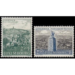 Luxemburgo 599/00 1961 Sellos turísticos MNH Luxemburgo 599/00 1961 Sellos turísticos MNH