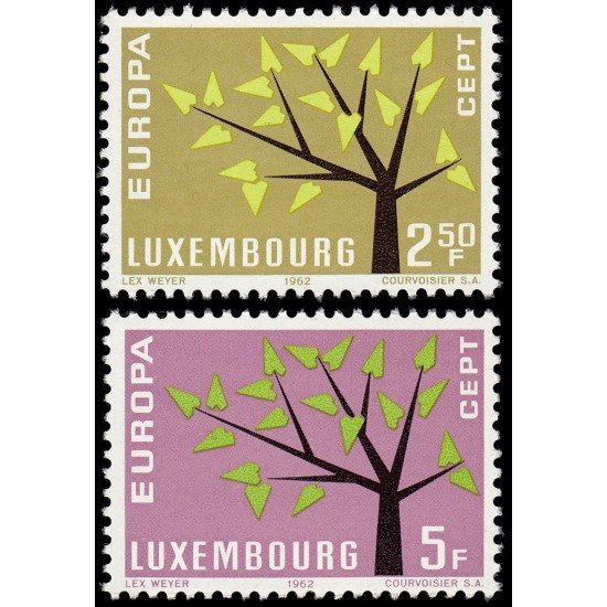 Luxemburgo 612/13 1962 Europa MNH