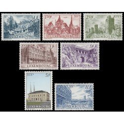 Luxemburgo 625/31 1963 Milenario de la ciudad de Luxemburgo Exposición filatélica internacional MELUSINA MNH Luxemburgo 625/31 1963 Milenario de la ciudad de Luxemburgo Exposición filatélica internacional MELUSINA MNH