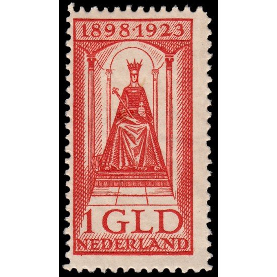 Holanda Netherlands 126 1923 25 aniv. de la cotonación de la Reina Guillermina MH Holanda Netherlands 126 1923 25 aniv. de la cotonación de la Reina Guillermina MH