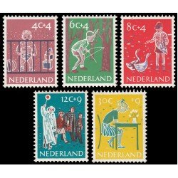 Holanda Netherlands 712/16 1959 En beneficio de obras para la infancia MNH Holanda Netherlands 712/16 1959 En beneficio de obras para la infancia MNH