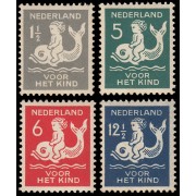 Holanda Netherlands 223/26 1929-30 En beneficio de obras para la infancia MNH