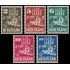 Holanda Netherlands 542/46 1950 Reconstrucción de iglesias cristianas devastadas MNH