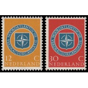 Holanda Netherlands 701/02 1959 10 aniv. de la OTAN MNH